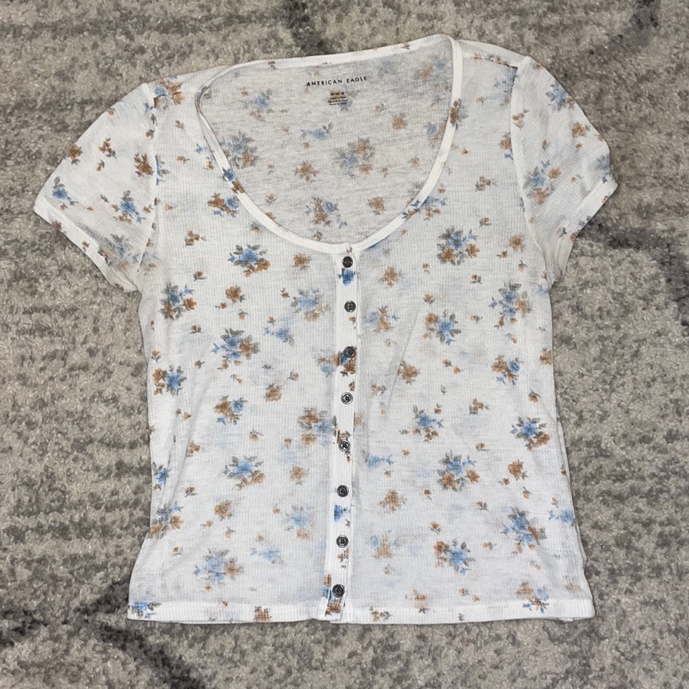Flower tshirt from american eagle